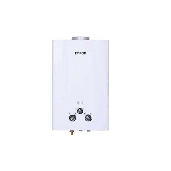 Chauffe Bain EMROD 10 L Gaz Bouteille Blanc (CHAUF-10EMR) Chauffe Bain EMROD 10 L Gaz Bouteille Blanc (CHAUF-10EMR)